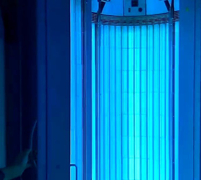 Cabina de bronceado UVA en Estética Mayte